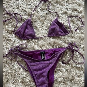 Purple Triangle 2 piece set
